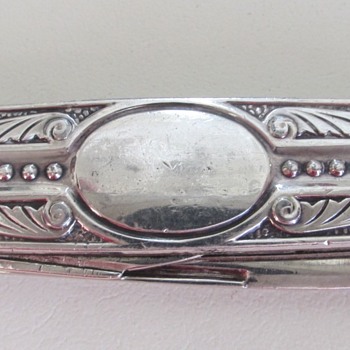 Vintage Sterling Silver Pocket Knife, Not signed - Silver